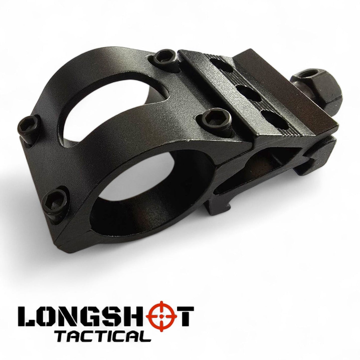 Longshot Tactical Flashlight with 20mm Rail Attachment and Switch