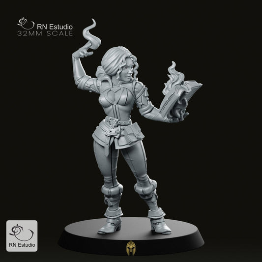Mage Silveria Sorceress Miniature