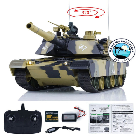 Heng Long 1/24 M1A2 3816-2 RC Tank Abrams
