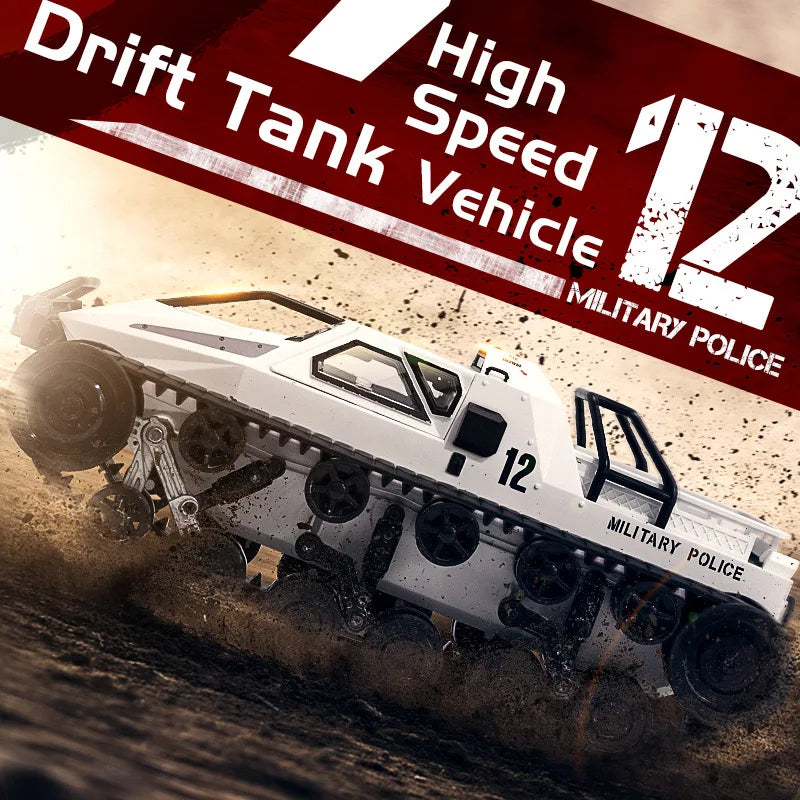 JJRC Q79 | Ripsaw EV2 Tracked Military Police Vehicle