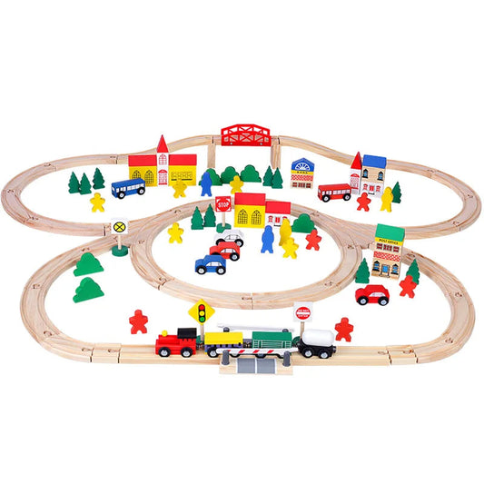 100 Piece Orbit Town Train Set