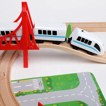 Acooltoy AC7544 | City Road and Railway Set