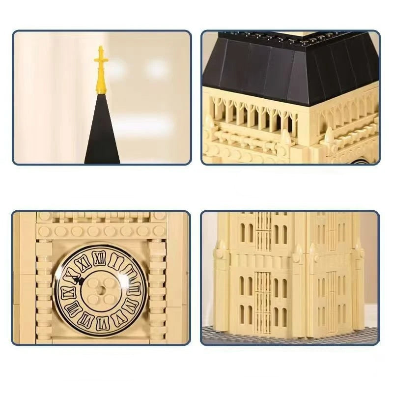 8014 Elizabeth Tower "Big Ben" Building Block Set