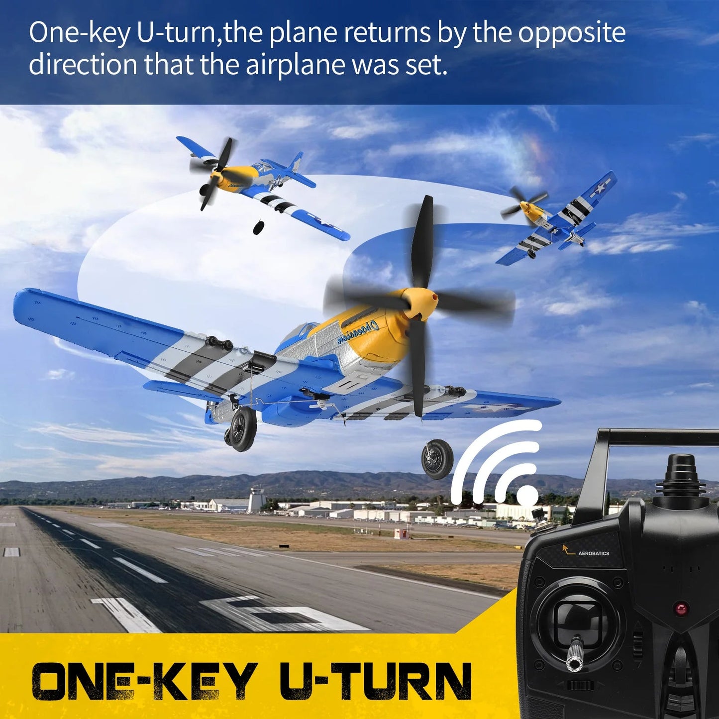 P51 Mustang "Obsession" 2.4GHz 4 Channel RTF RC Plane