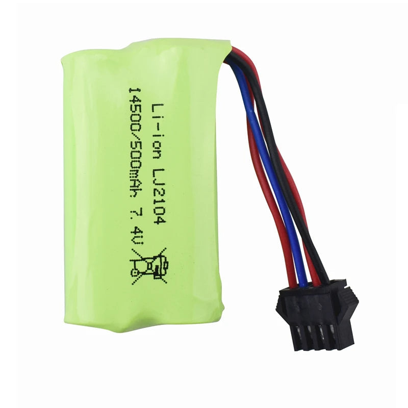 Spare Battery 500mAh 7.4V Lipo for RC Toys