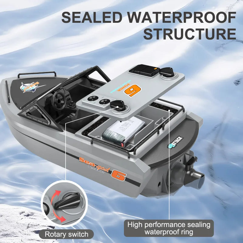 Sea-god 6 TX693 Brushless High Speed Vortex RC Boat