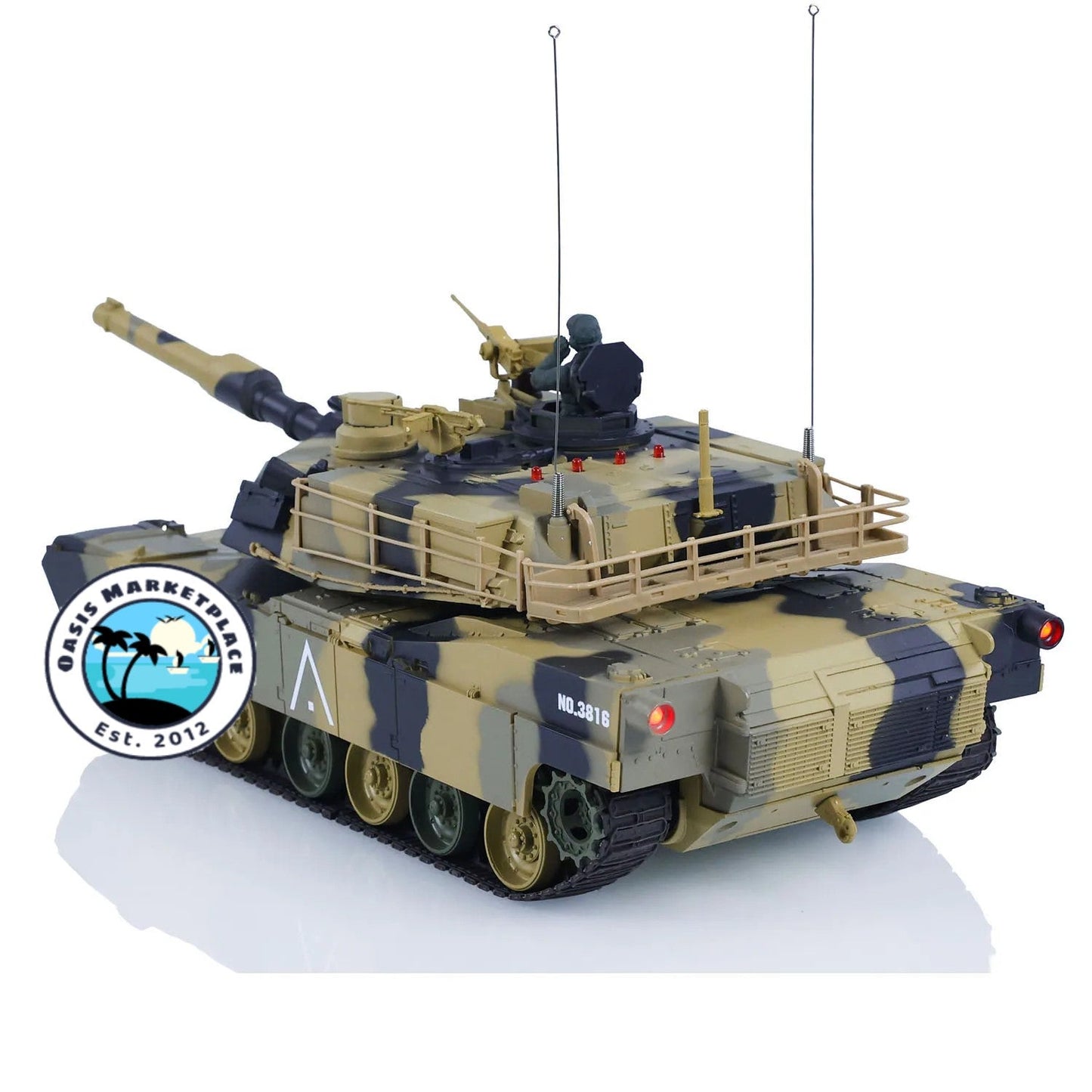 Heng Long 1/24 M1A2 3816-2 RC Tank Abrams