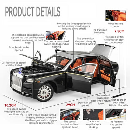 Replica Phantom Diecast Zinc Alloy Car Model