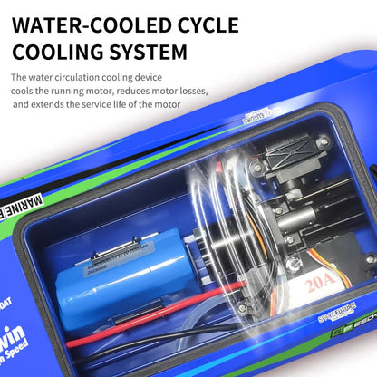 Super Dino TX768 Vortex Jet 2.4Ghz Brushless Powered RC Racing Boat