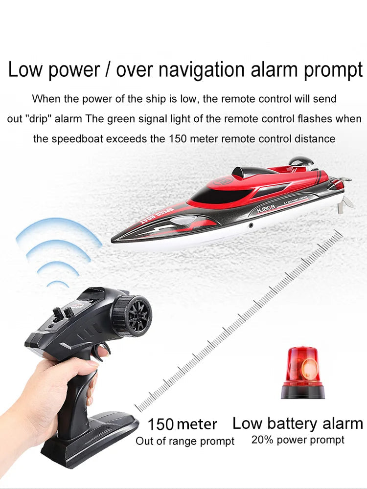 HJ808 RC High Speed Racing Speedboat 2.4Ghz 25km/h
