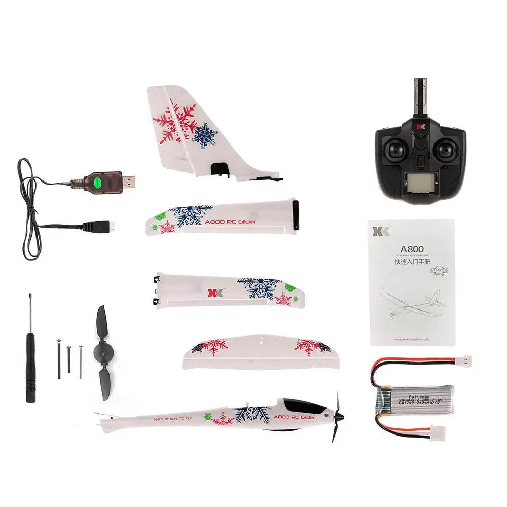 XK A800 5 Channel Fixed Wing Plane 3D6G Mode Switch