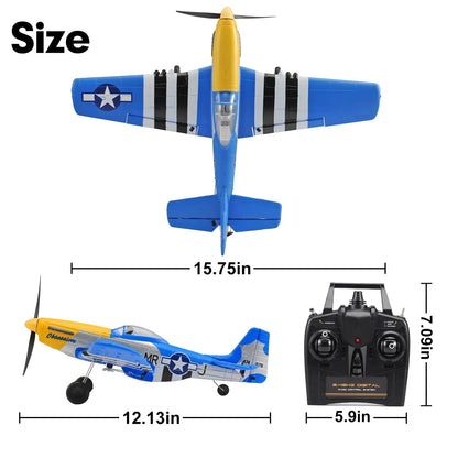 P51 Mustang "Obsession" 2.4GHz 4 Channel RTF RC Plane