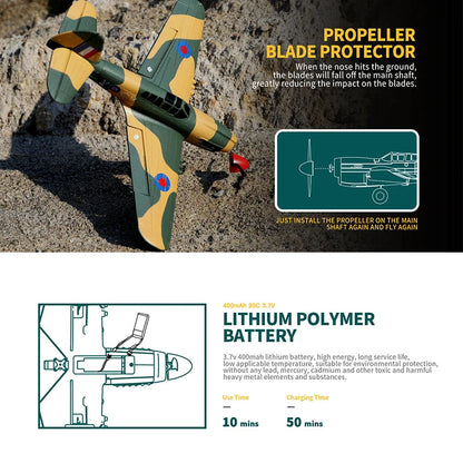 WLtoys | A220 P40 4ch 6G/3D RC Stunt Plane