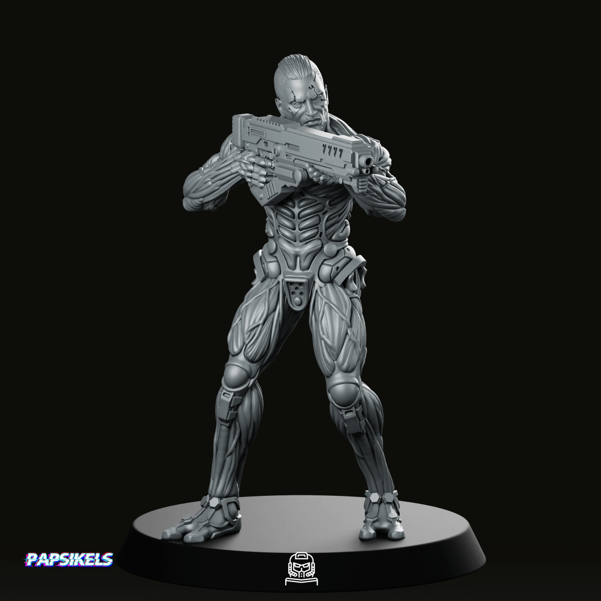 Mechanically Augmented Soldier Jaron Namir 2 Miniature