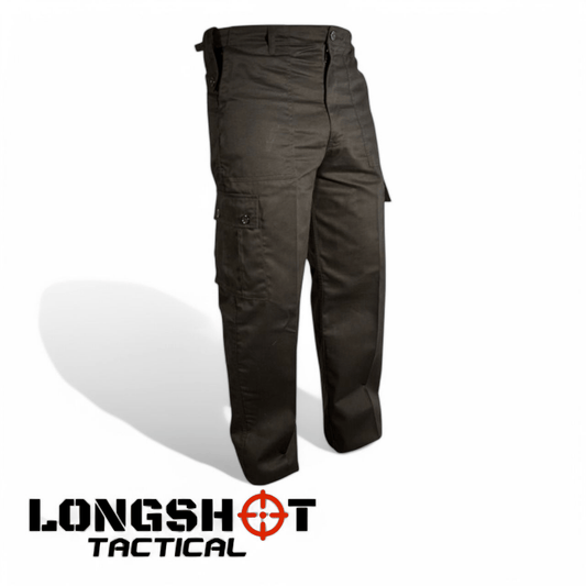 Kombat UK Mens Black Combat Trousers