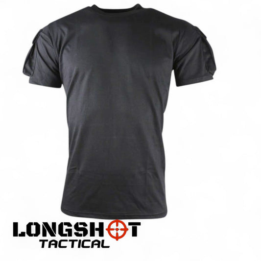 Mens Black Tactical Army T-Shirt