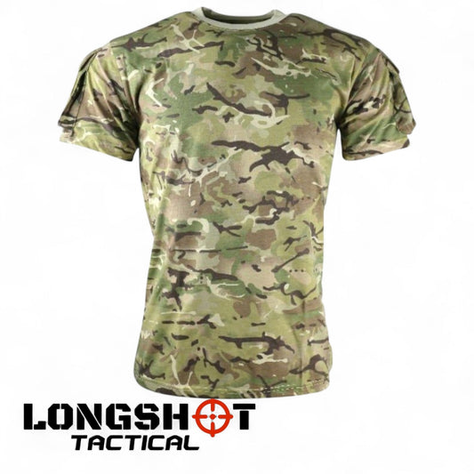 Mens Camo Tactical Army T-Shirt