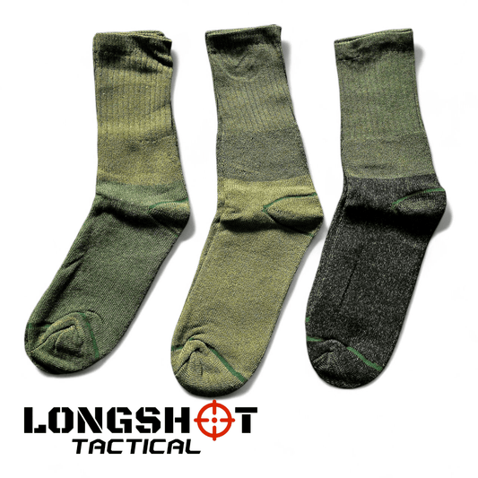Men's Thermal Military Boot Socks - Warm Hiking & Tactical Socks