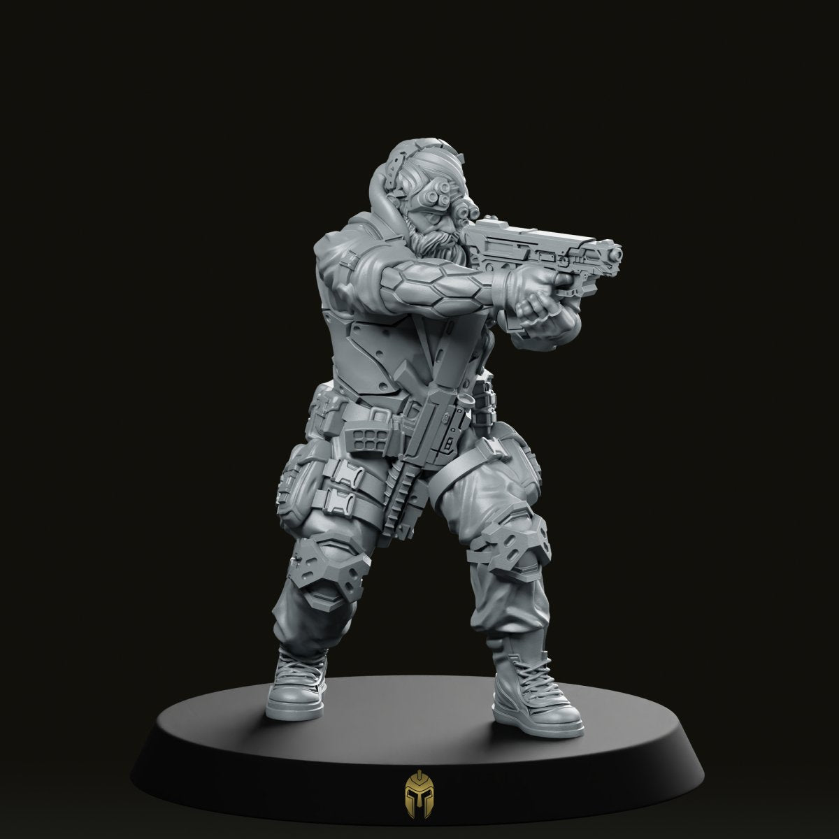 Mercenaries 01 Cyberpunk Miniature
