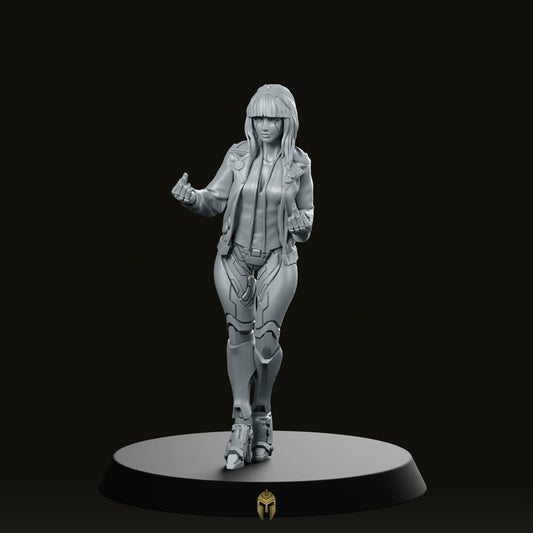 Miko 02a Cyberpunk Miniature