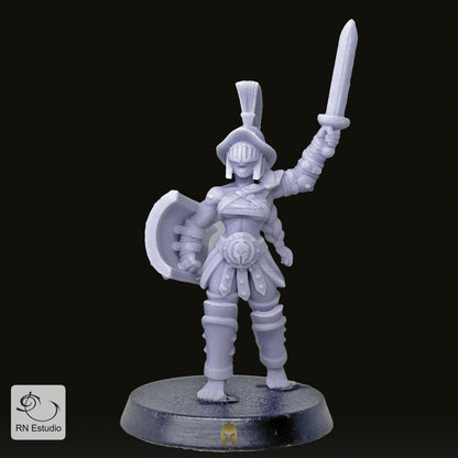 Murmilla Sword & Shield Miniature