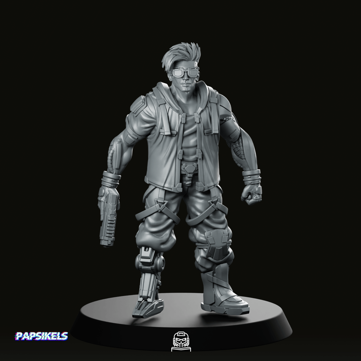 Nashville Cyberpunk Male Miniature