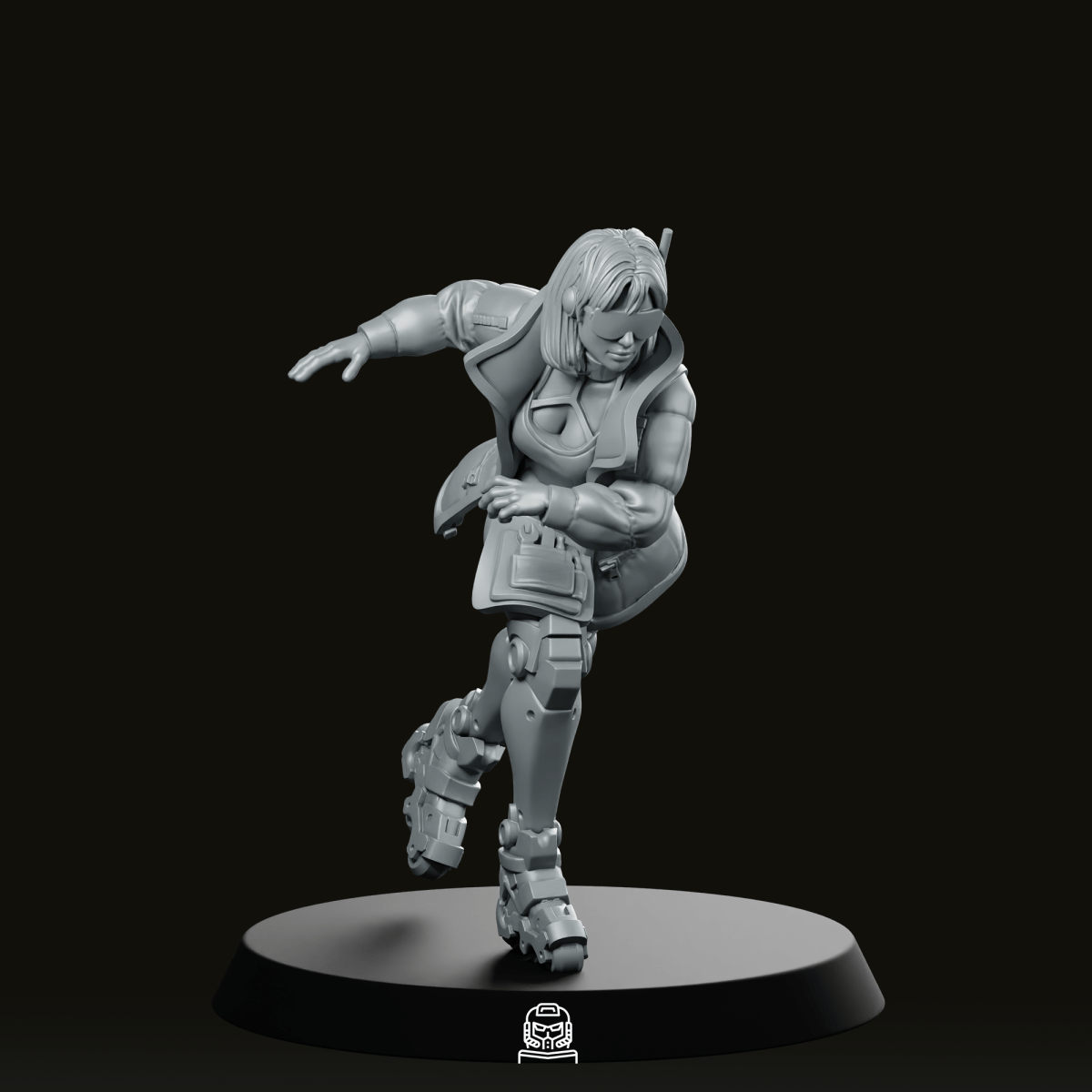 Noir 02 Cyberpunk Miniature