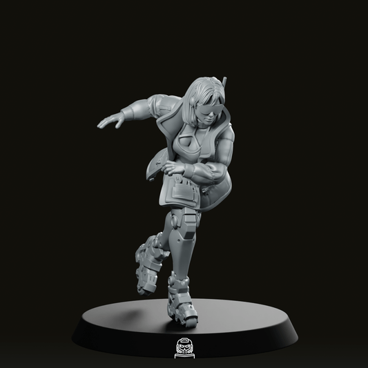 Noir 02 Cyberpunk Miniature