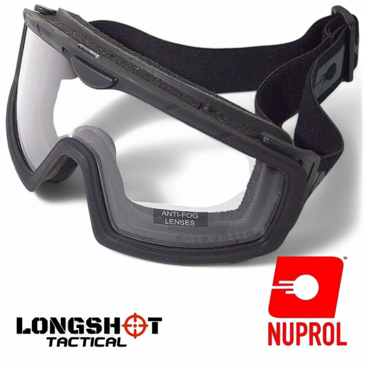 Nuprol Black Battle Visor Tactical Airsoft Goggles
