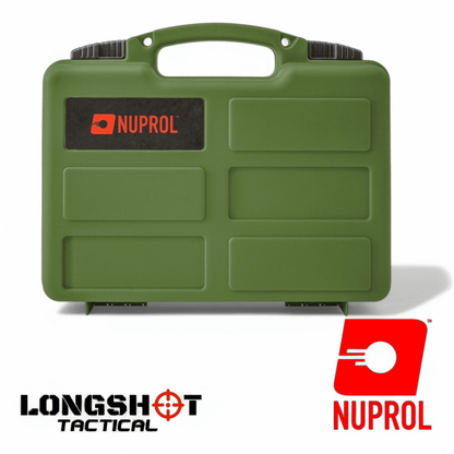 Nuprol Tactical Airsoft Pistol Hard Case Green