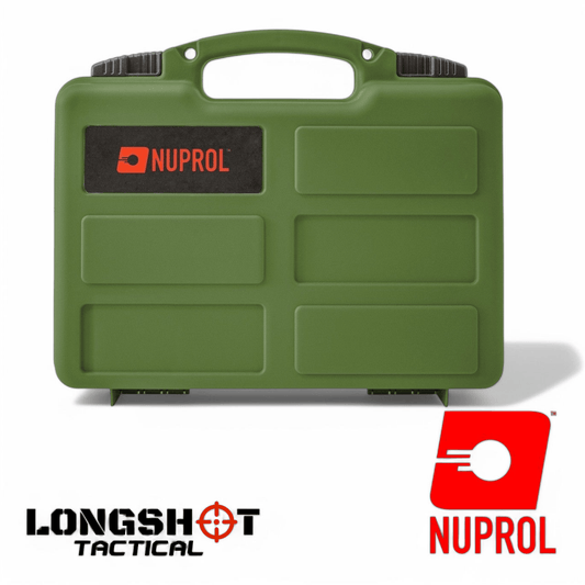 Nuprol Tactical Airsoft Pistol Hard Case Green