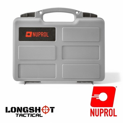 Nuprol Tactical Airsoft Pistol Hard Case Grey