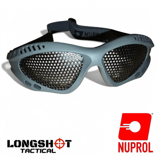 Nuprol Tactical Airsoft Shades Eye Protection - Grey, Small