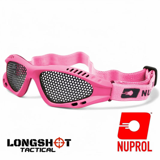 Nuprol Tactical Airsoft Shades Eye Protection - Pink, Small