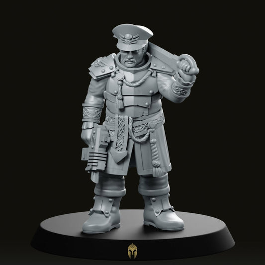 Trench Crusade  Officer of the Guard Miniature