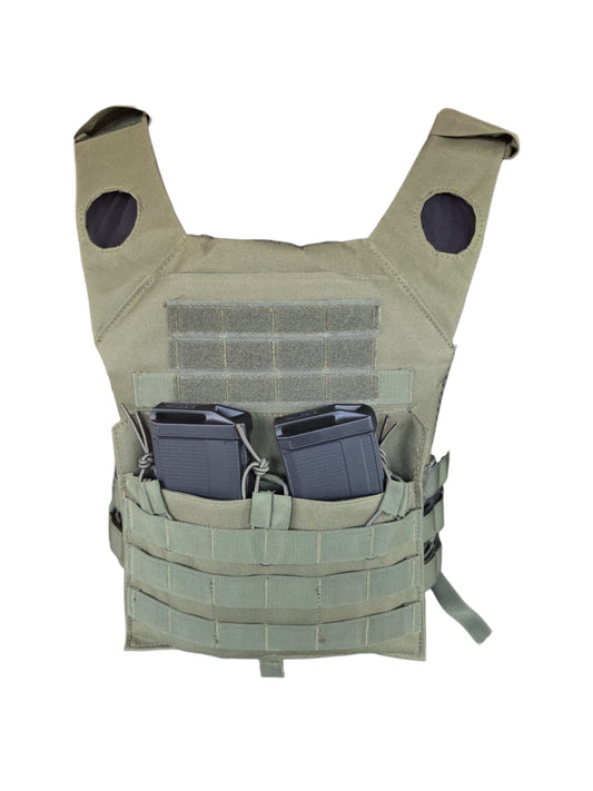 Olive Green Chest Rig Plate Carrier Vest