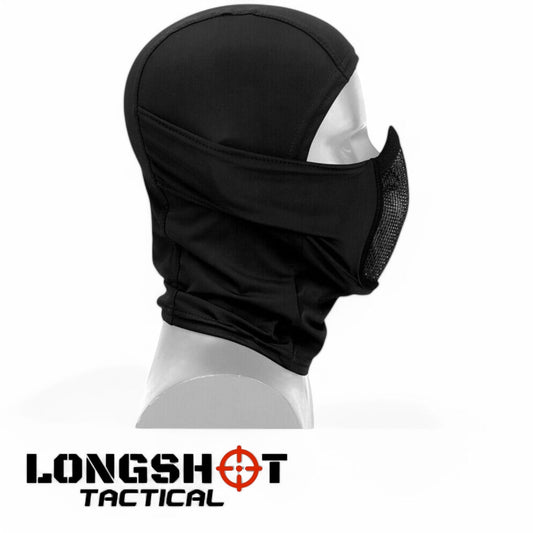 Operators Balaclava / Mesh Face - Black Airsoft Face Mask