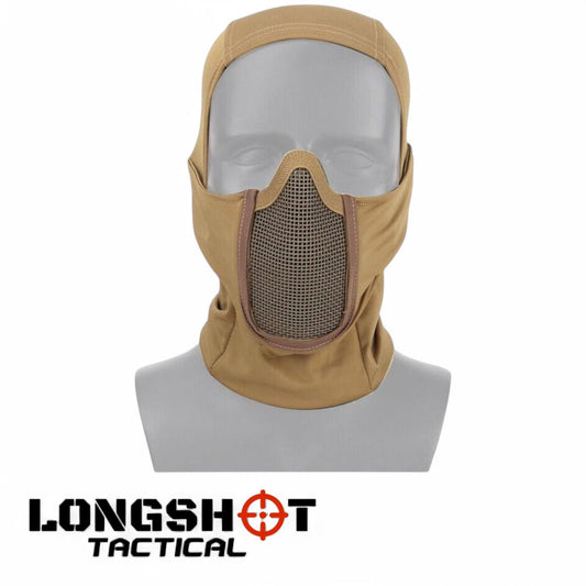 Operators Balaclava / Mesh Face – Coyote Airsoft Face Mask