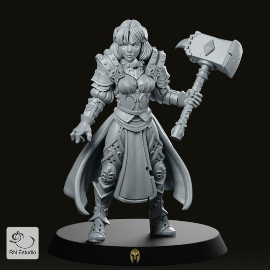 Paladin Maryka Fantasy Miniature