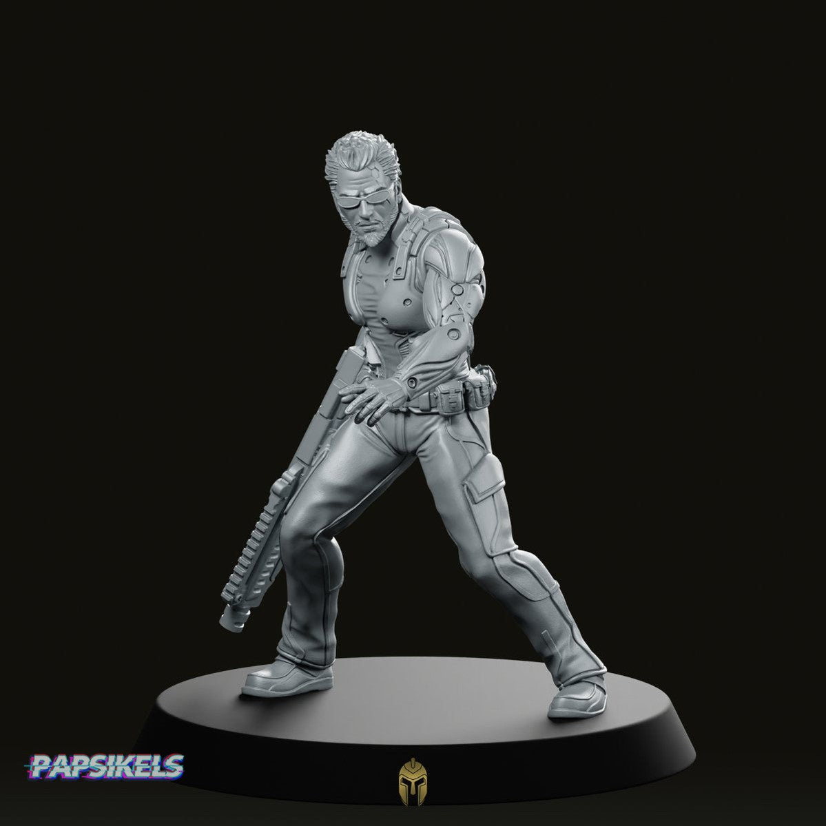 Papz Industries Cybernetic Chief Security 2 Miniature