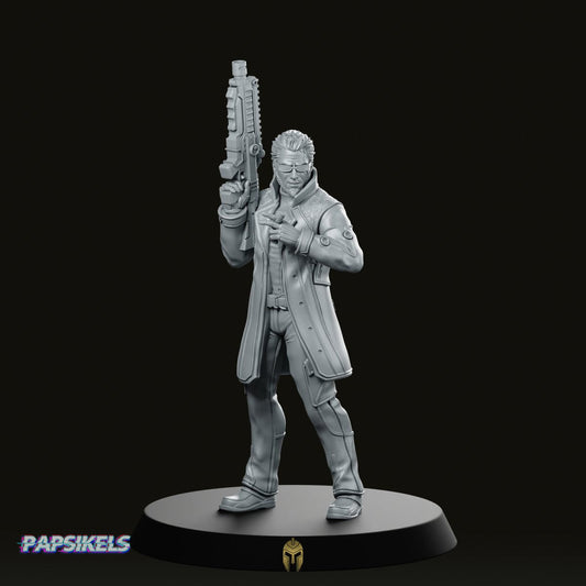 Papz Industries Cybernetic Chief Security 3 Miniature