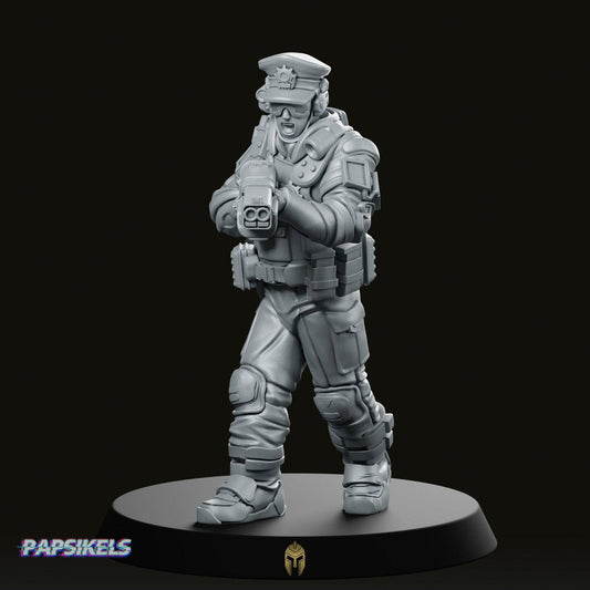 Pcpd Beat Cop D Scifi Miniature