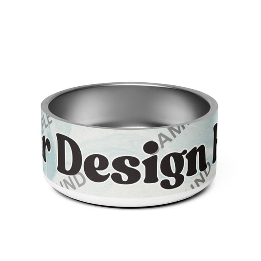 Design Your Own Pet Bowl