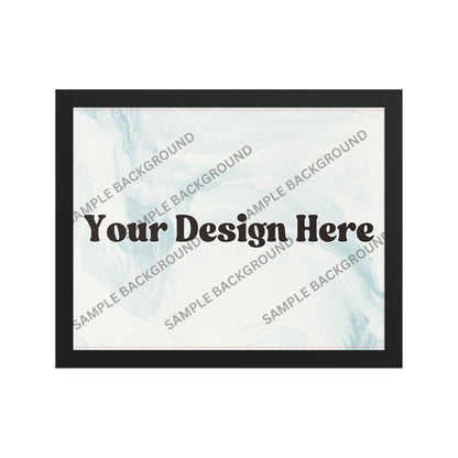 Design Your Own Framed Photo Paper Poster