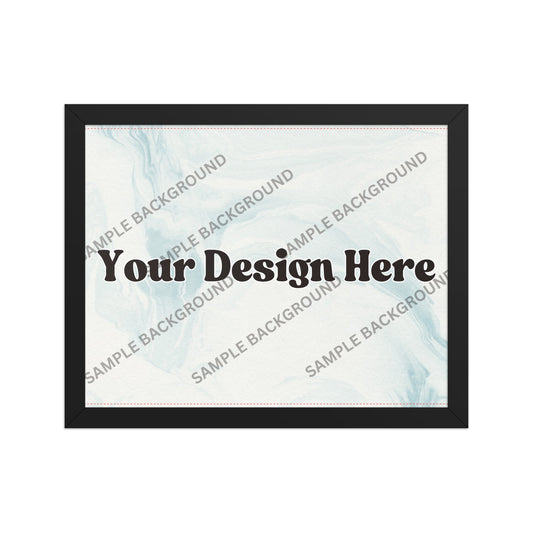 Design Your Own Framed Photo Paper Poster