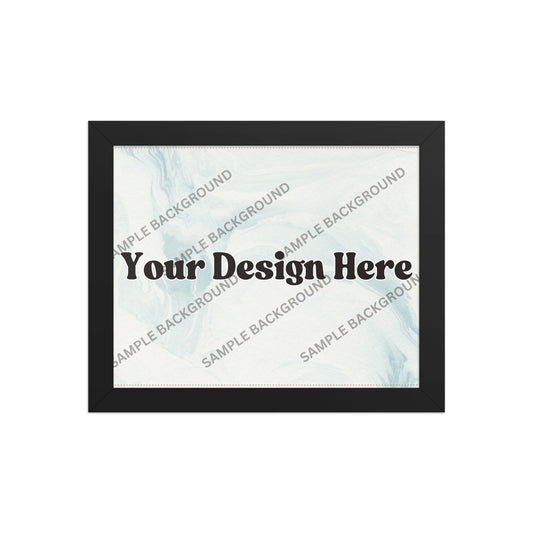Design Your Own Framed Photo Paper Poster