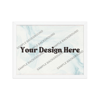 Design Your Own Framed Photo Paper Poster