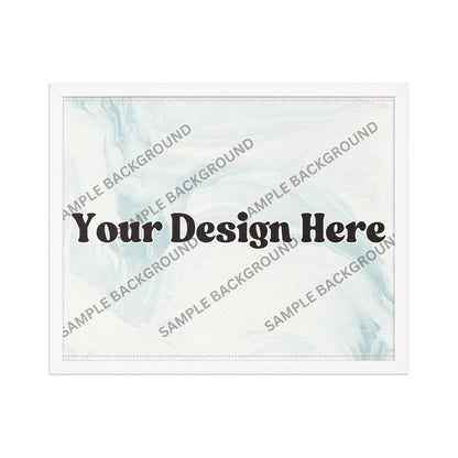 Design Your Own Framed Photo Paper Poster