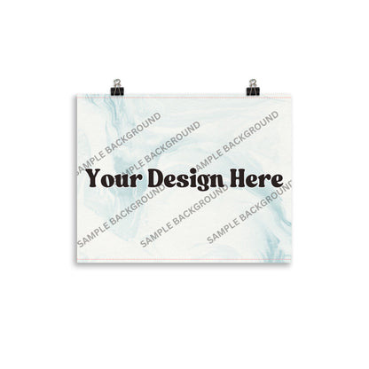 Design Your Own Photo Paper Poster
