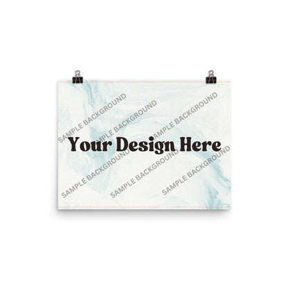 Design Your Own Photo Paper Poster